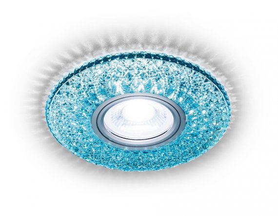 Фотография товара 'Ambrella S333 BL/WH Встраиваемый точечный светильник со светодиодной лентой MR16+3W'