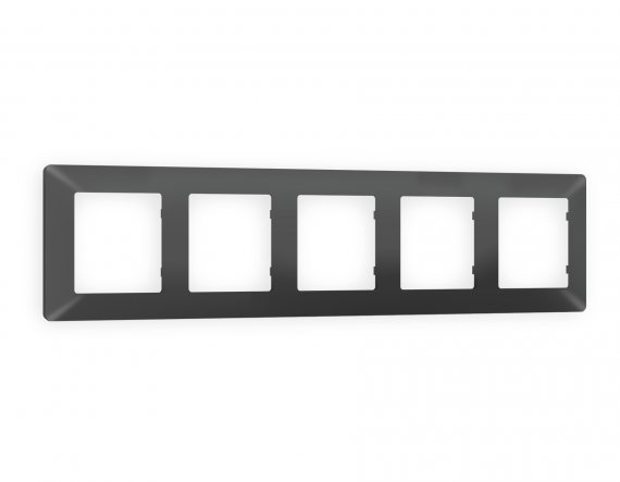 Фотография товара 'Ambrella AF110805 Рамка ALFA Line (Графит Мягкое касание) 5-ая'