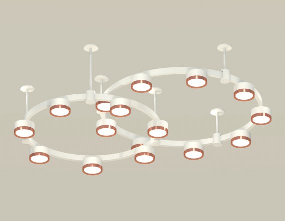 Фотография товара 'Ambrella XR92211160 Комплект подвесного светильника GX53 (A9221, A9226, C9241, C9236, N8126)'