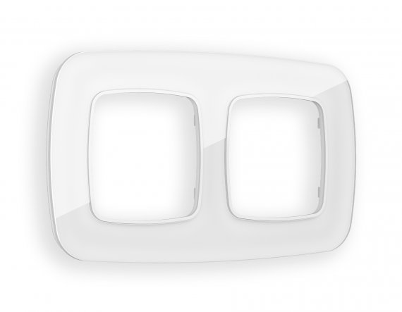 Фотография товара 'Ambrella OF320102 Рамка OMEGA Radian (Белый Стекло органическое) 2-ая'