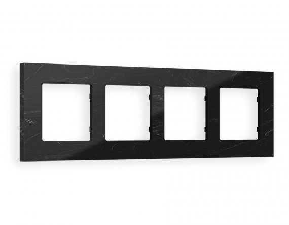 Фотография товара 'Ambrella AF930704 Рамка ALFA Grand (Черный мрамор) 4-ая'