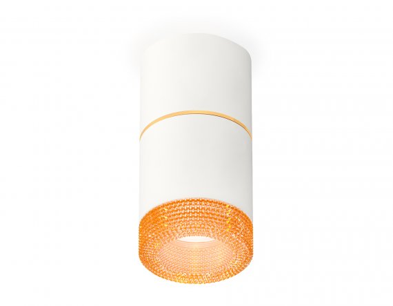 Фотография товара 'Ambrella XS7401202 Комплект накладного светильника с композитным хрусталем SWH/CF'