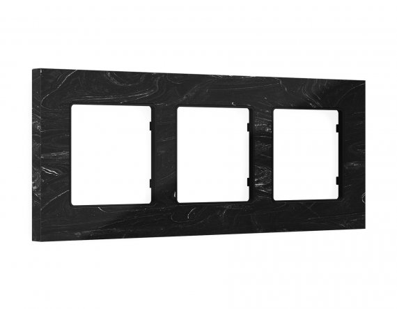 Фотография товара 'Ambrella AF930703 Рамка ALFA Grand (Черный мрамор) 3-ая'