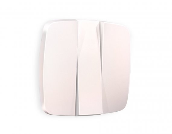 Фотография товара 'Ambrella OP2050 Лицевая панель OMEGA (Жемчуг) для 3-клавишных выключателей'