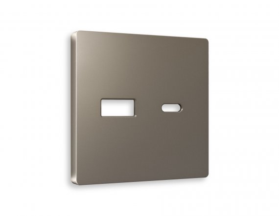 Фотография товара 'Ambrella AP6410 Лицевая панель ALFA (Темная бронза матовый) для розетки 2USB'