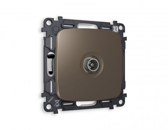 Фотография товара 'Ambrella MO643030 Комплект механизма TV розетки проходной OMEGA'