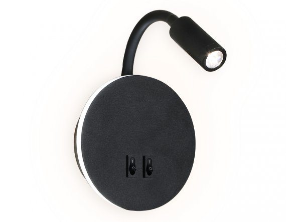 Фотография товара 'Ambrella FW296 Настенный светодиодный светильник 6400К+4200K 6W+3W D150*163'