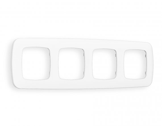 Фотография товара 'Ambrella OF140124 Рамка OMEGA Ecta (Белый матовый) 4-ая'