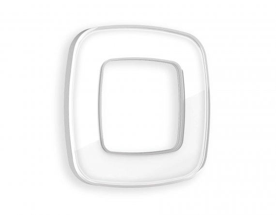 Фотография товара 'Ambrella OF640131 Рамка OMEGA Coint (Белый Стекло органическое/Серебро) 1-ая'