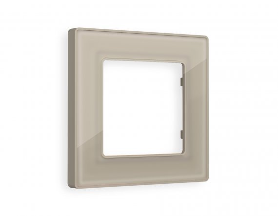 Фотография товара 'Ambrella AF580361 Рамка ALFA Arctic (Серо-бежевый Стекло органическое) 1-ая'