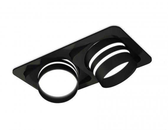 Фотография товара 'Ambrella XC7664082 Комплект встраиваемого поворотного светильника SBK/FR'