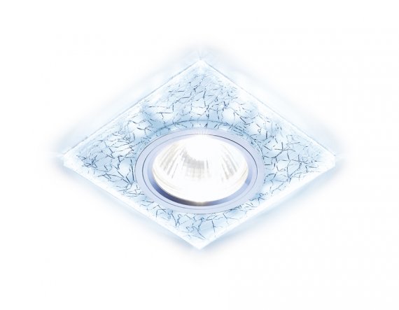 Фотография товара 'Ambrella S227 W/CH/C Встраиваемый точечный светильник со светодиодной лентой MR16+3W'