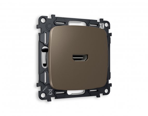 Фотография товара 'Ambrella MO644010 Комплект механизма розетки HDMI 2.0 OMEGA'