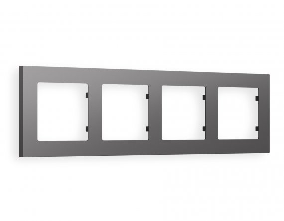 Фотография товара 'Ambrella AF220654 Рамка ALFA Techno (Антрацит серый) 4-ая'