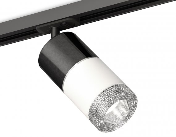 Фотография товара 'Ambrella XT7401051 Комплект трекового светильника с композитным хрусталем SWH/DCH/CL/SBK'