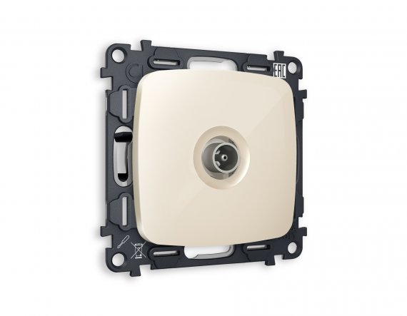 Фотография товара 'Ambrella MO313030 Комплект механизма TV розетки проходной OMEGA'