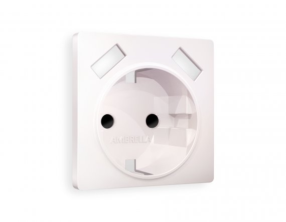 Фотография товара 'Ambrella AP2090 Лицевая панель ALFA (Жемчуг) для электрической розетки'