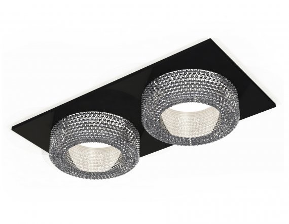 Фотография товара 'Ambrella XC7636020 Комплект встраиваемого светильника SBK/CL'