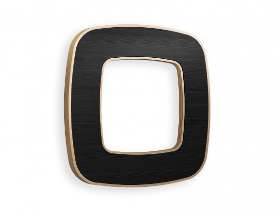 Фотография товара 'Ambrella OF640541 Рамка OMEGA Coint (Черный Стекло органическое/Шампань) 1-ая'