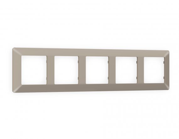 Фотография товара 'Ambrella AF110365 Рамка ALFA Line (Серо-бежевый матовый) 5-ая'