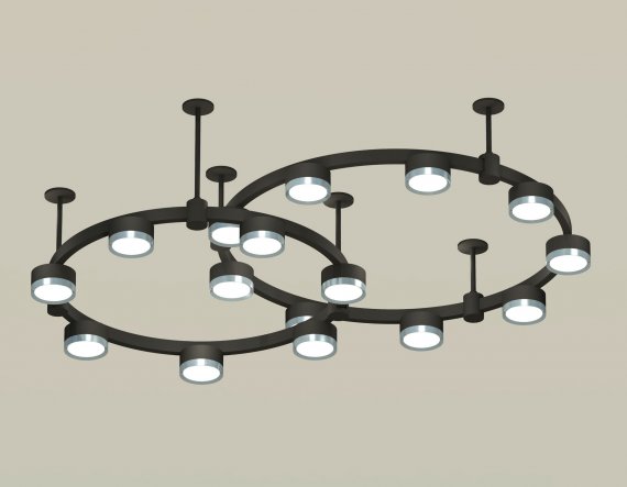 Фотография товара 'Ambrella XR92221160 Комплект подвесного светильника GX53 (A9222, A9227, C9242, C9238, N8133)'