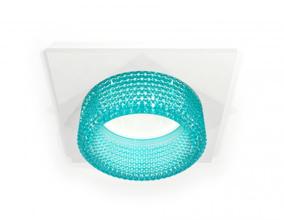 Фотография товара 'Ambrella XC6520043 Комплект встраиваемого светильника с композитным хрусталем SWH/BL'