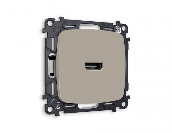 Фотография товара 'Ambrella MO374010 Комплект механизма розетки HDMI 2.0 OMEGA'