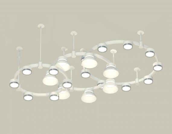 Фотография товара 'Ambrella XR92212100 Комплект подвесного светильника с акрилом GX53 (A9221, A9226, A9232, C9241, C9236, C9231, N8118, N8140)'