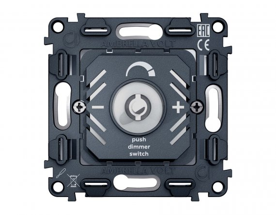 Фотография товара 'Ambrella VM136 Механизм светорегулятора универсального поворотно-нажимного 25-600W/LED'