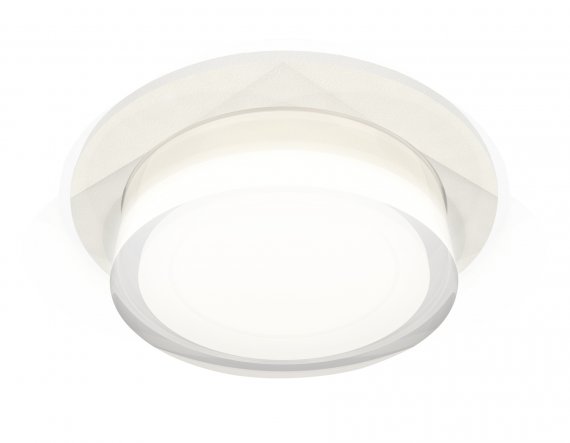 Фотография товара 'Ambrella XC7621043 Комплект встраиваемого светильника с акрилом SWH/FR/CL'