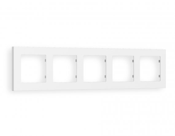 Фотография товара 'Ambrella AF220125 Рамка ALFA Techno (Белый матовый) 5-ая'