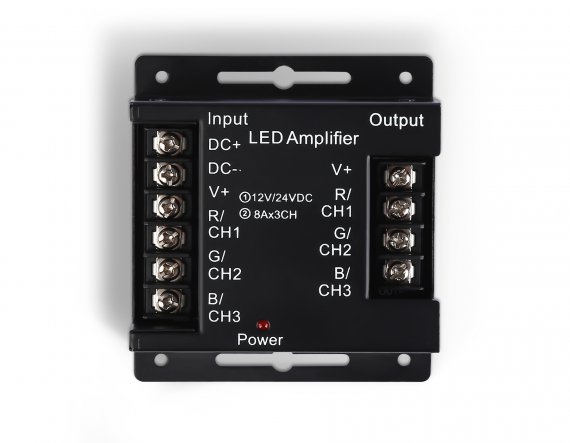 Фотография товара 'Ambrella GS11801 Усилитель для светодиодных лент RGB 24A 12V'