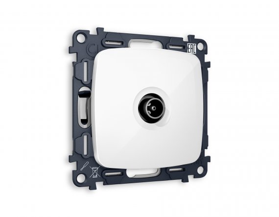 Фотография товара 'Ambrella MO113030 Комплект механизма TV розетки проходной OMEGA'