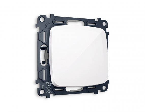 Фотография товара 'Ambrella MO101030 Комплект механизма 1-клавишного перекрестного выключателя OMEGA'