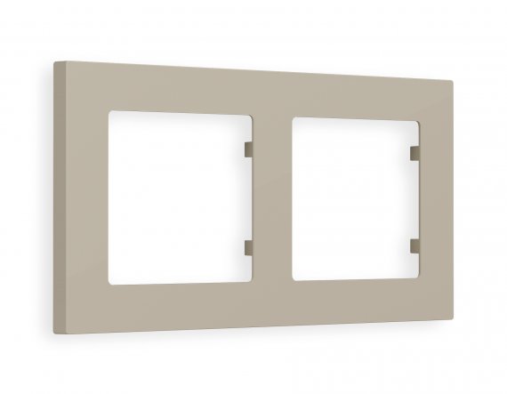 Фотография товара 'Ambrella AF220362 Рамка ALFA Techno (Серо-бежевый матовый) 2-ая'