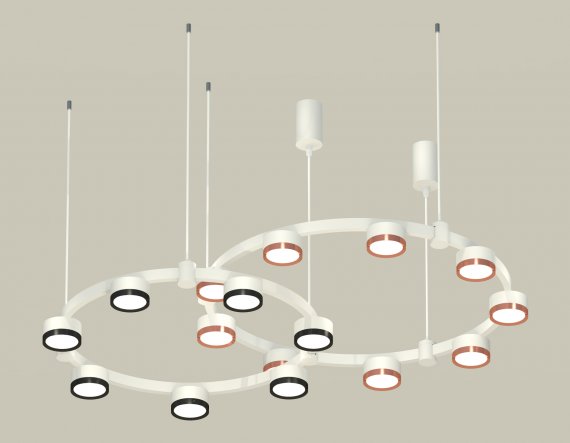 Фотография товара 'Ambrella XR92081210 Комплект подвесного светильника GX53 (A9208, C9241, C9236, N8126, N8113)'