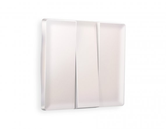 Фотография товара 'Ambrella AP2050 Лицевая панель ALFA (Жемчуг) для 3-клавишных выключателей'