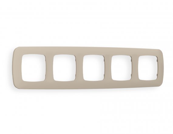 Фотография товара 'Ambrella OF140365 Рамка OMEGA Ecta (Серо-бежевый матовый) 5-ая'