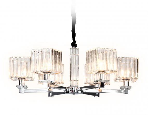 Фотография товара 'Ambrella TR4522 Подвесная люстра с хрусталем E14/6 max 40W D710*660'