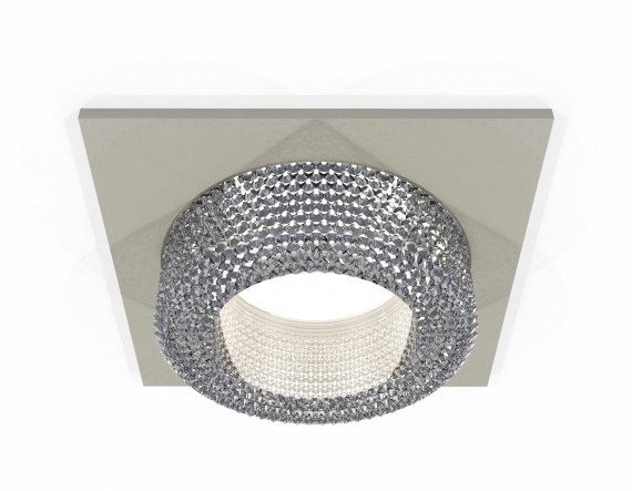 Фотография товара 'Ambrella XC7633020 Комплект встраиваемого светильника SGR/CL'