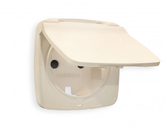 Фотография товара 'Ambrella OP3280 Лицевая панель OMEGA (Бежевый матовый) для электрической розетки'