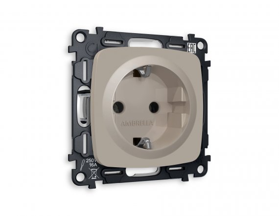 Фотография товара 'Ambrella MO366010 Комплект механизма электрической розетки OMEGA'
