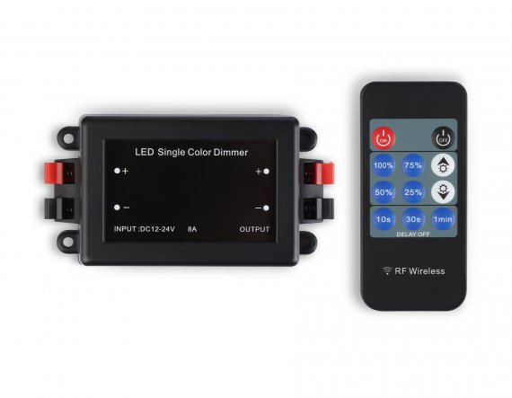 Фотография товара 'Ambrella GS11001 Контроллер диммер для одноцветных светодиодных лент с радио пультом'
