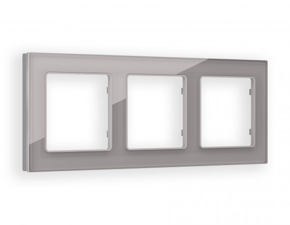 Фотография товара 'Ambrella AF330503 Рамка ALFA Platos (Сталь Стекло органическое) 3-ая'