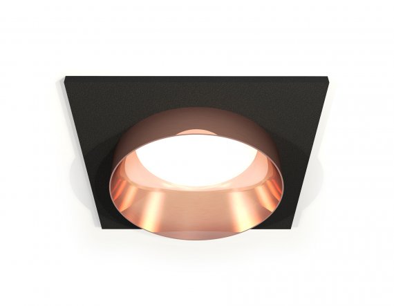 Фотография товара 'Ambrella XC6521025 Комплект встраиваемого светильника SBK/PPG'