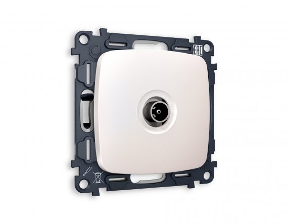 Фотография товара 'Ambrella MO213030 Комплект механизма TV розетки проходной OMEGA'