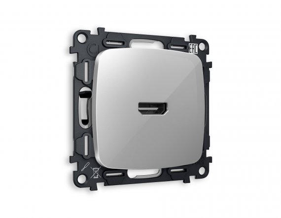 Фотография товара 'Ambrella MO414010 Комплект механизма розетки HDMI 2.0 OMEGA'