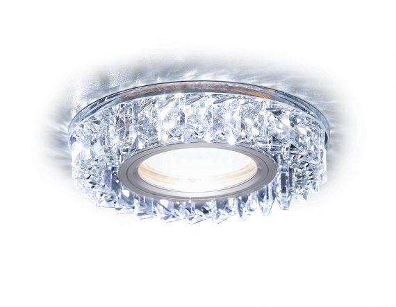 Фотография товара 'Ambrella S255 CH Встраиваемый точечный светильник со светодиодной лентой MR16+3W'