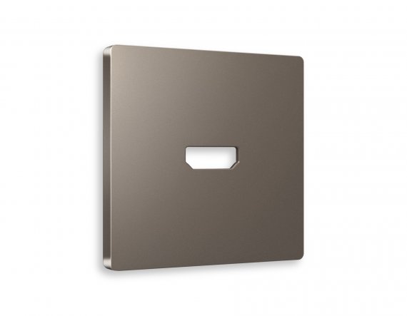 Фотография товара 'Ambrella AP6440 Лицевая панель ALFA (Темная бронза матовый) для HDMI розетки'