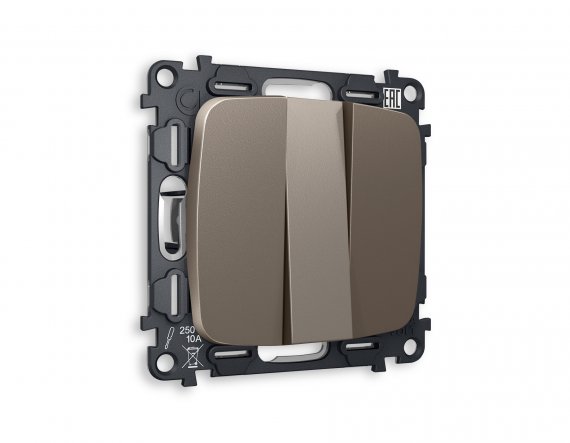 Фотография товара 'Ambrella MO635010 Комплект механизма 3-клавишного выключателя OMEGA'